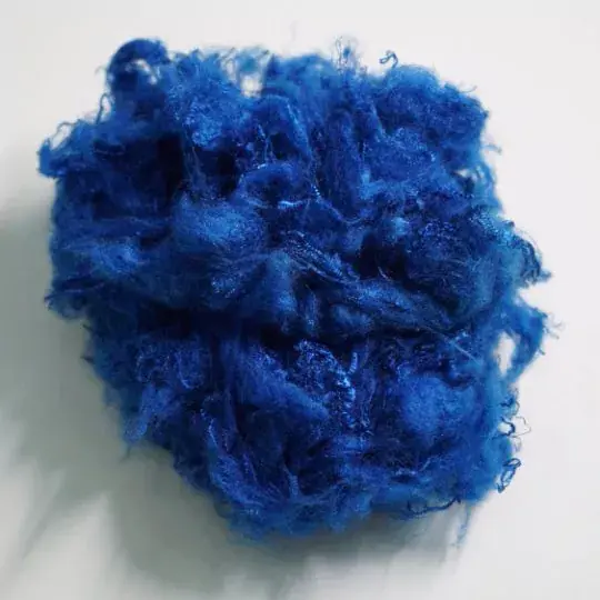 Fibra corta de aramid azul aeroespacial