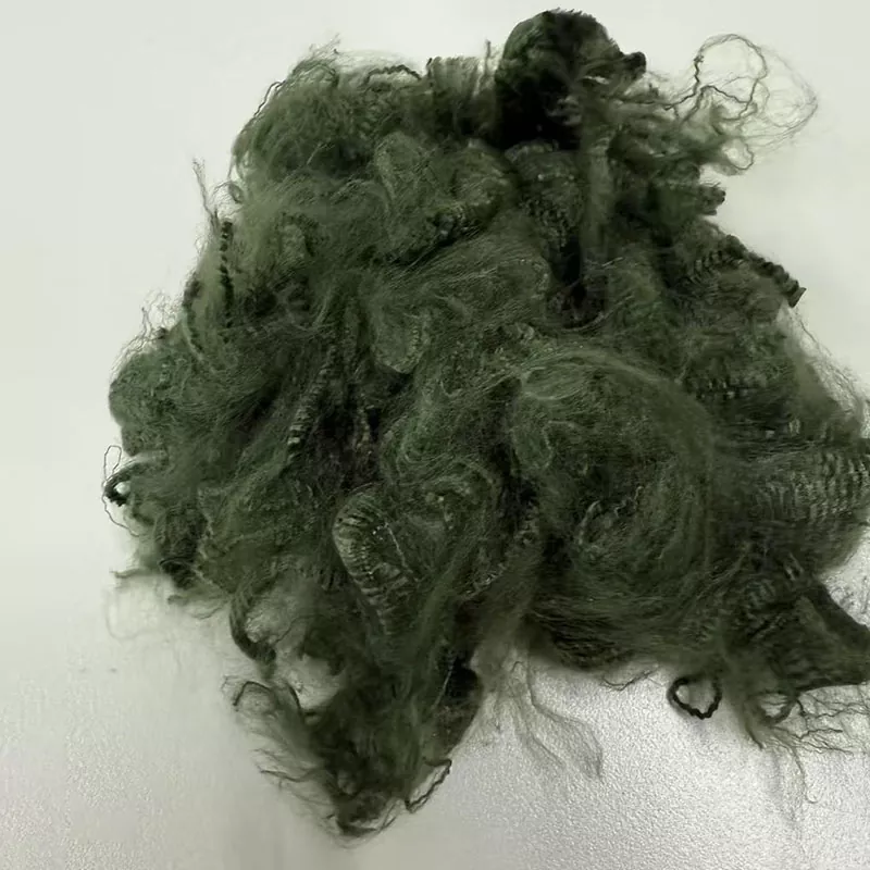 Fibra corta de Aramid Green Aramid del ejército