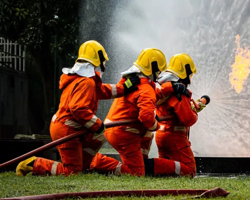 Ropa protectora de trabajo de bombero